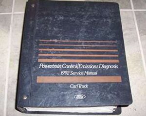 1992 Ford F-Super Duty Truck Powertrain Control & Emissions Diagnosis Service Manual