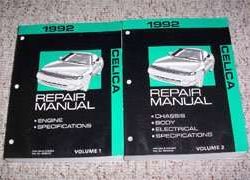 1992 Toyota Celica Shop Service Repair Manual
