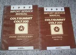 1992 Eagle Summit Service Manual