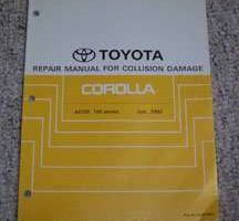 1993 Toyota Corolla Collision Damage Repair Manual