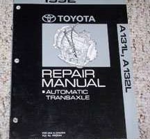 1992 Toyota Corolla & Tercel A131L, A132L Automatic Transaxle Service Repair Manual