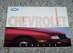 1992 Chevrolet Corsica Owner's Manual