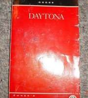 1992 Dodge Daytona Owner's Manual