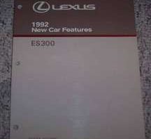 1992 Lexus ES300 New Car Features Manual