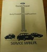 1992 Mercury Tracer Service Manual