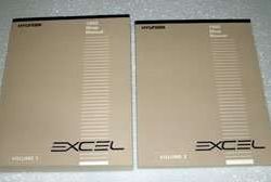 1992 Hyundai Excel Service Manual