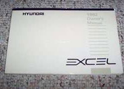 1992 Hyundai Excel Owner's Manual