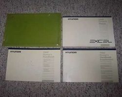 1992 Hyundai Excel Owner's Manual Set