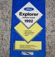 1992 Ford Explorer Owner's Manual