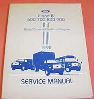 1992 Ford B-Series Trucks Service Manual