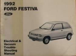1992 Ford Festiva Electrical Wiring Diagrams Troubleshooting Manual
