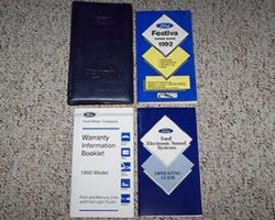 1992 Ford Festiva Owner's Manual Set
