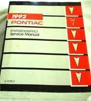 1992 Pontiac Firebird & Trans Am Service Manual