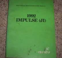 1992 Isuzu Impulse Electrical Wiring Diagram Troubleshooting Manual