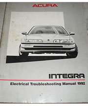 1992 Acura Integra Electrical Troubleshooting Manual