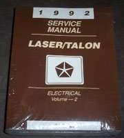 1992 Plymouth Laser Service Manual