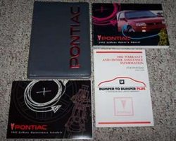 1992 Pontiac LeMans Owner's Manual Set