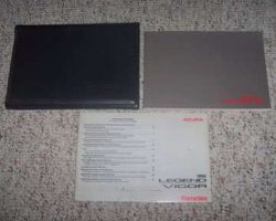 1992 Acura Legend Owner's Manual Set