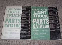 1992 Ford Econoline E-150, E-250 & E-350 Parts Catalog Text & Illustrations