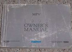 1992 Mazda MPV Owner's Manual
