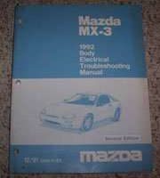 1992 Mazda MX-3 Body Electrical Troubleshooting Manual