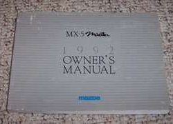 1992 Mazda MX-5 Miata Owner's Manual