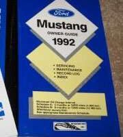 1992 Ford Mustang Owner's Manual