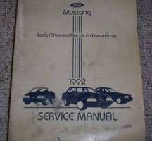 1992 Ford Mustang Service Manual
