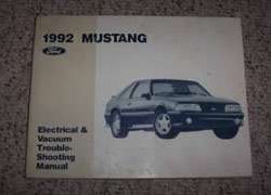 1992 Ford Mustang Electrical Wiring Diagrams Troubleshooting Manual