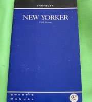 1992 Chrysler New Yorker Fifth Avenue Owner's Manual