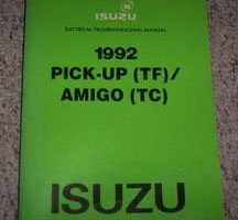 1992 Isuzu Pickup & Amigo Electrical Wiring Diagram Troubleshooting Manual