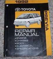 1992 Toyota Previa Service Repair Manual