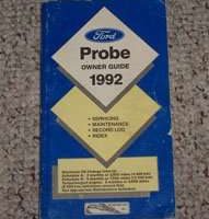 1992 Ford Probe Owner's Manual