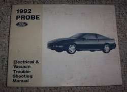 1992 Ford Probe Electrical Wiring Diagrams Troubleshooting Manual