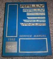 1992 GMC Rally & Vandura Service Manual