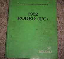 1992 Isuzu Rodeo Electrical Wiring Diagram Troubleshooting Manual