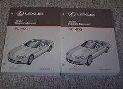1992 Lexus SC400 Service Repair Manual