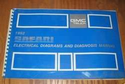 1992 GMC Safari Electrical Diagrams & Diagnosis Manual