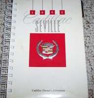 1992 Cadillac Seville Owner's Manual