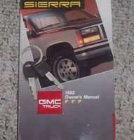 1992 GMC Sierra Owner's Manual