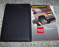 1992 GMC Sierra Owner's Manual Set