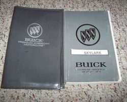 1992 Buick Skylark Owner's Manual Set