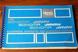 1992 GMC Jimmy & Sonoma Electrical Diagrams & Diagnosis Manual