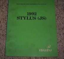 1992 Isuzu Stylus Electrical Wiring Diagram Troubleshooting Manual