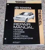 1992 Toyota Tercel Service Repair Manual