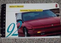 1992 Oldsmobile Toronado Owner's Manual
