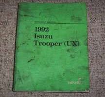 1992 Isuzu Trooper Service Manual