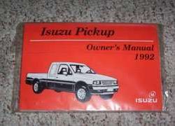 1992 Isuzu Pickup Owner's Manual