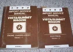 1992 Eagle Vista & Summit Wagon Service Manual