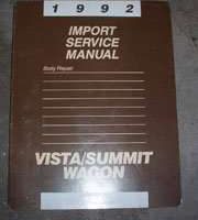 1992 Eagle Vista & Summit Wagon Body Repair Manual